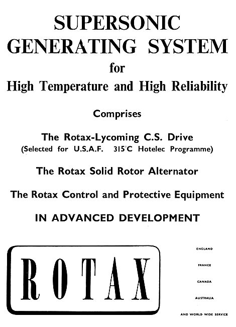 Rotax Electrical Systems & Components For Aircraft               