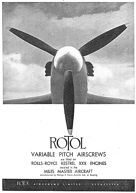 Rotol Propellers 1939                                            