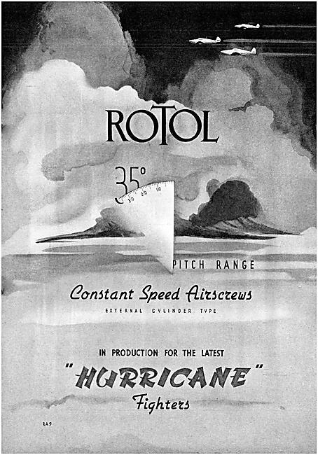 Rotol Propellers 1940                                            
