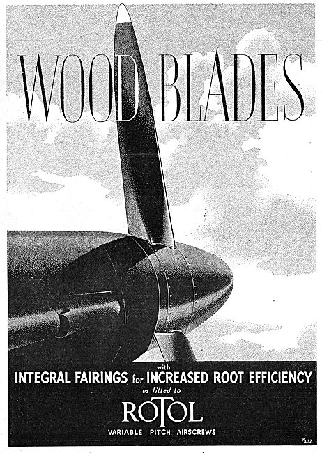 Rotol Propellers - Wood Aircscrew Blades                         