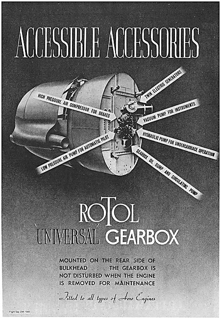 Rotol Universal Engine Gearbox - Rotol Propellers                