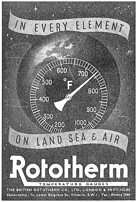 British Rototherm Temperature Gauges                             