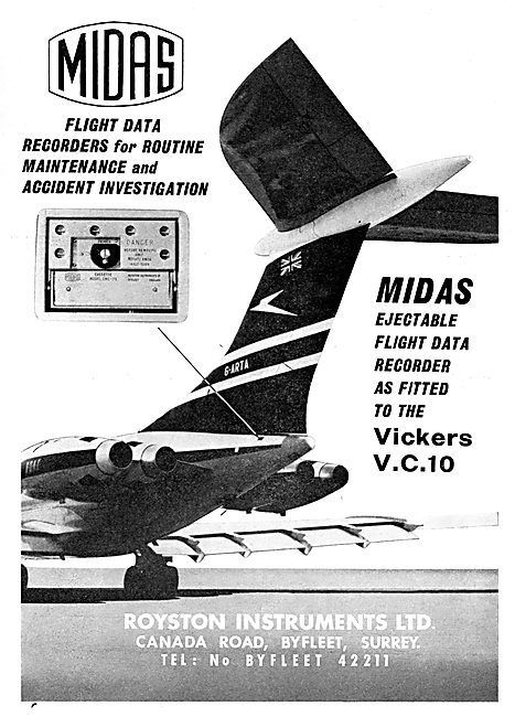 Royston Instruments Fatigue Life & Flight Data Recorders         