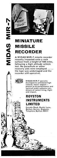 Royston MIDAS Recording System. Flight Data Recorders. FDR       