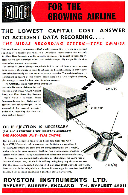 Royston Instruments Flight Data Recorder. FDR                    