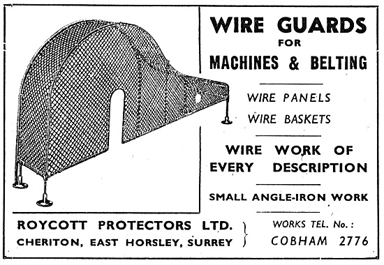 Royston Protectors Wire Guards For Machine Tools                 