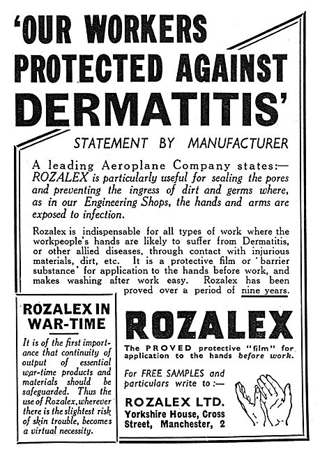 Rozalex Barrier Cream 1939                                       