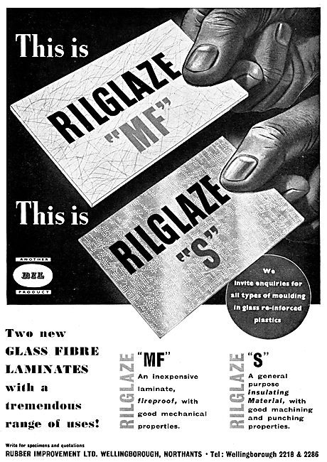 Rubber Improvement Ltd. RILGLAZE Fibreglass Laminates            