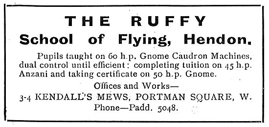 Learn On 60 HP Caudrons At The Ruffy School Of Flying            