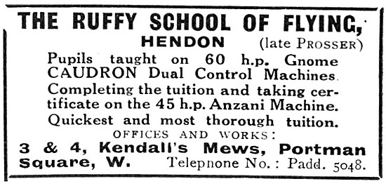 The Ruffy School Of Flying Hendon                                