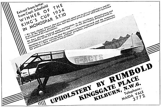 Rumbold Aircraft Seating                                         