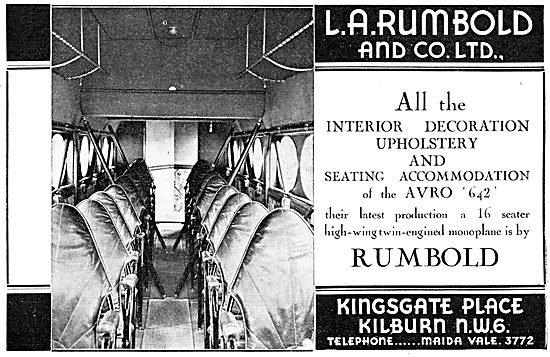 Rumbold Aircraft Seating & Cabin Furnishings                     