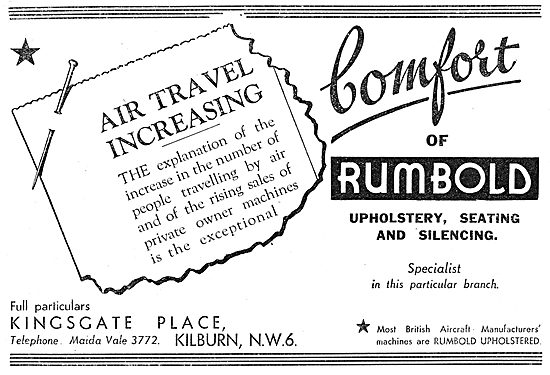 Rumbold Aircraft Seating  & Interiors                            