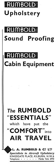 Rumbold Aircraft Seating  & Interiors                            