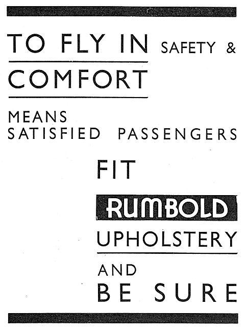 Rumbold Aircraft Seating & Cabin Equipment                       