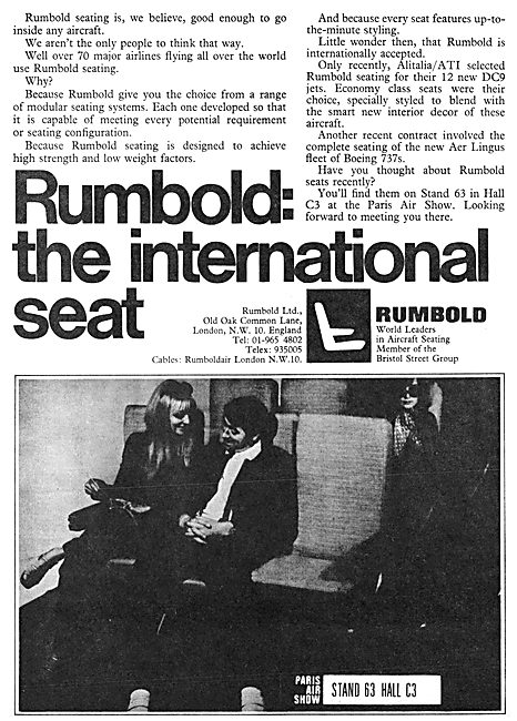 Rumbold Aircraft Seating                                         