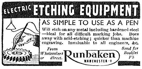 Runbaken Electrical Engraving Tools                              