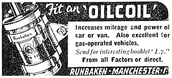 Runbaken Oil Coil 1943                                           