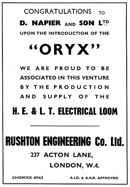 Rushton Engineering. Aircraft Wiring Looms                       