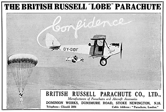  British Russell Lobe Parachutes                                 