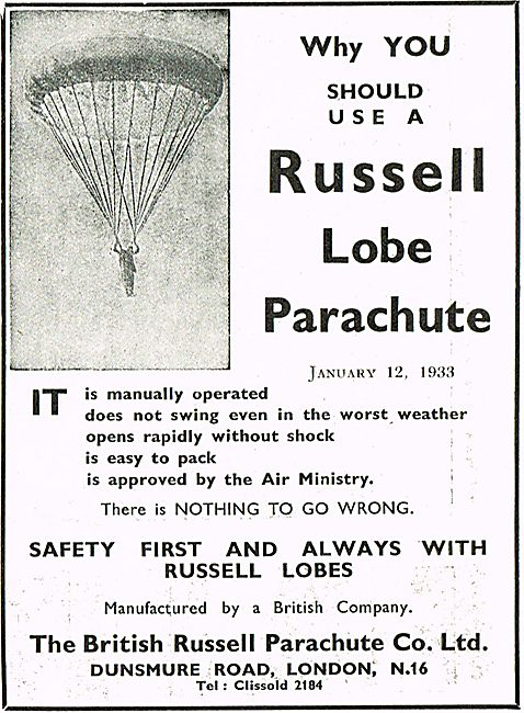 Why You Should Use A Russell Lobe Parachute                      