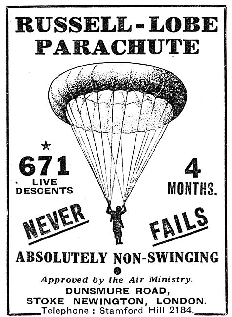 Russell-Lobe Parachutes                                          