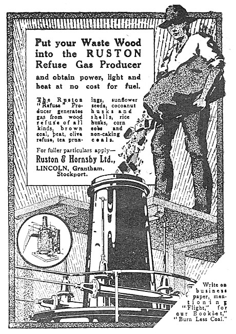 Ruston Refuse Gas Producer 1919                                  