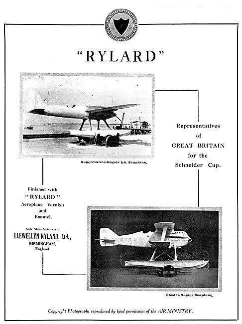 Rylard - Aircraft Varnishes & Enamels                            
