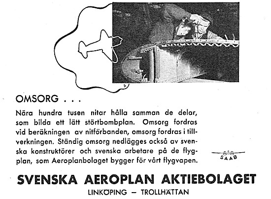 SAAB Aircraft 1942                                               