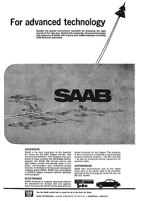 SAAB Aerospace 1967                                              
