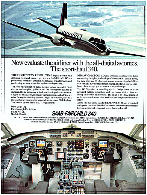 SAAB 340 - SAAB Fairchild 340                                    