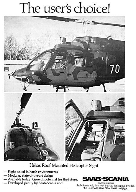 SAAB Helios Roof Mounted Helicopter Sight                        