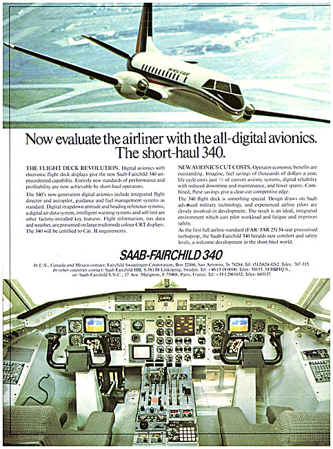 SAAB-Fairchild 340                                               