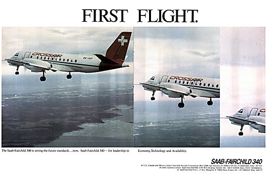 SAAB-Fairchild 340 - SAAB 340                                    