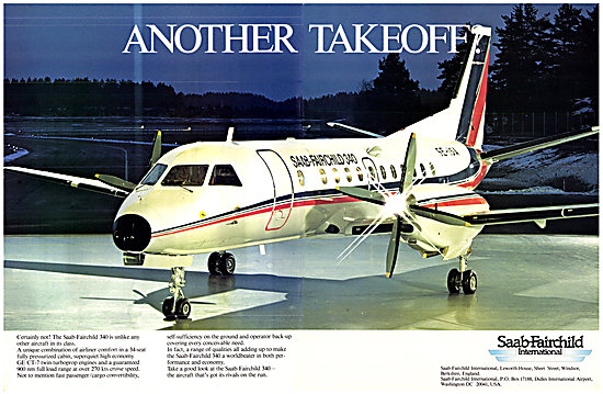 SAAB-Fairchild 340 - SAAB 340                                    