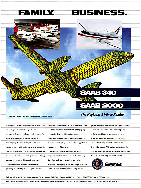 SAAB 2000 - SAAB 340                                             