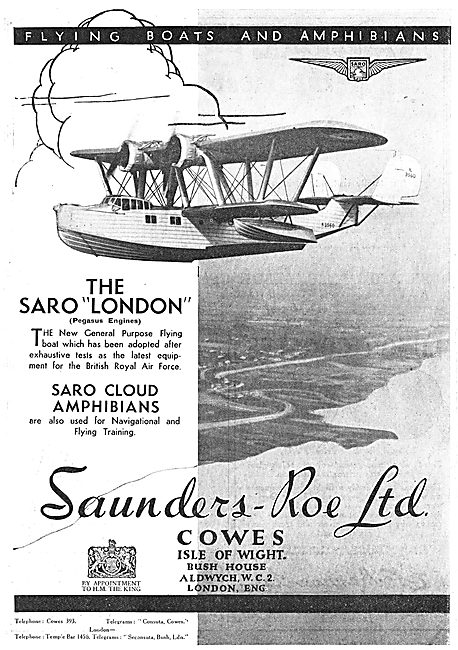 Saunders-Roe London Flying Boat                                  