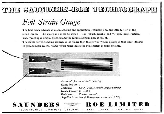 Saunders-Roe SARO Skeeter Technograph                            