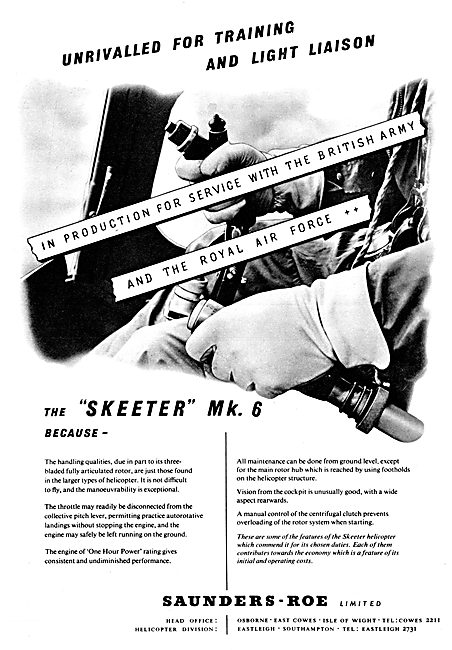Saunders-Roe SARO Skeeter Mk6                                    