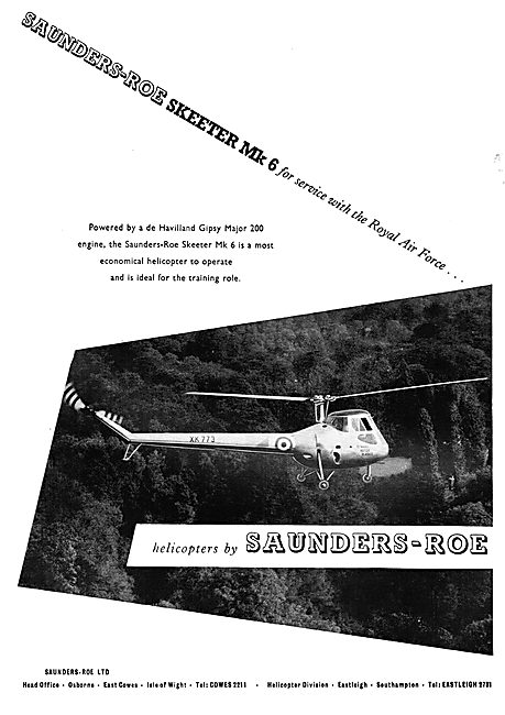 Saunders-Roe Skeeter Mk 6 - SARO                                 