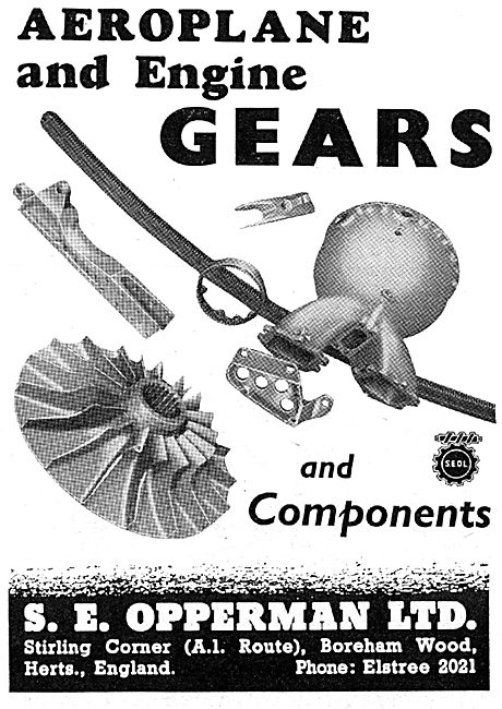 S.E.Opperman Aircraft Gears & Component Manufacturers            