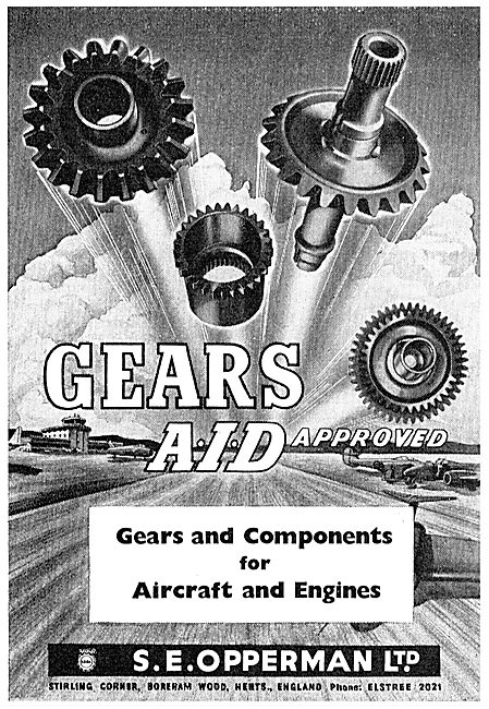 S.E.Opperman Aircraft Gears & Component Manufacturers            