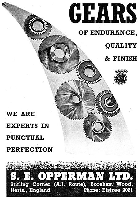 S.E.Opperman Aircraft Gears & Component Manufacturers            