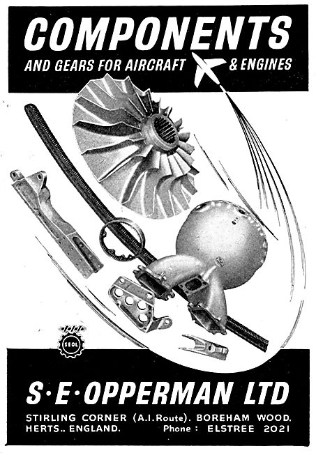 S.E.Opperman Aircraft Gears & Component Manufacturers            