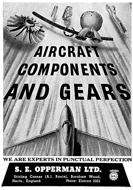 S.E.Opperman Aircraft Gears & Component Manufacturers            