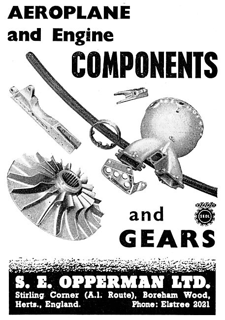 S.E.Opperman Aircraft Gears & Component Manufacturers            