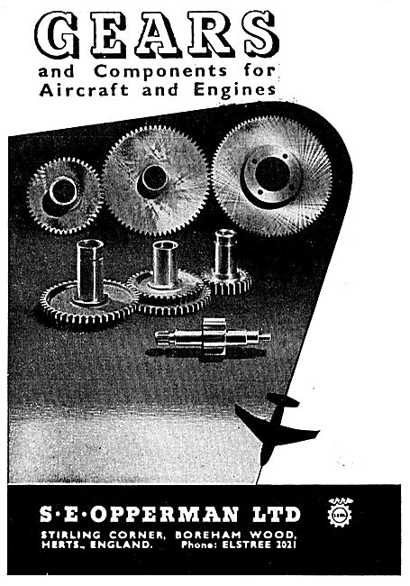 S.E.Opperman Aircraft Gears & Component Manufacturers            