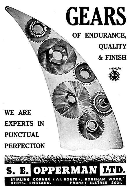 S.E.Opperman Aircraft Gears & Component Manufacturers            