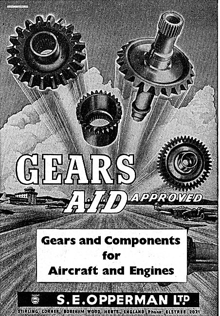 S.E.Opperman AID Approved Gears & Components For Aircraft        