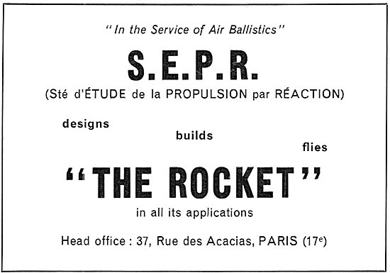 S.E.P.R. Rocket Motors                                           